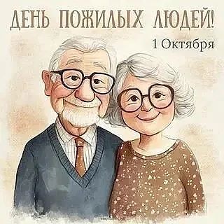 🎉 С Днём пожилого человека, дорогие наши бабушки и дедушки! 🎉