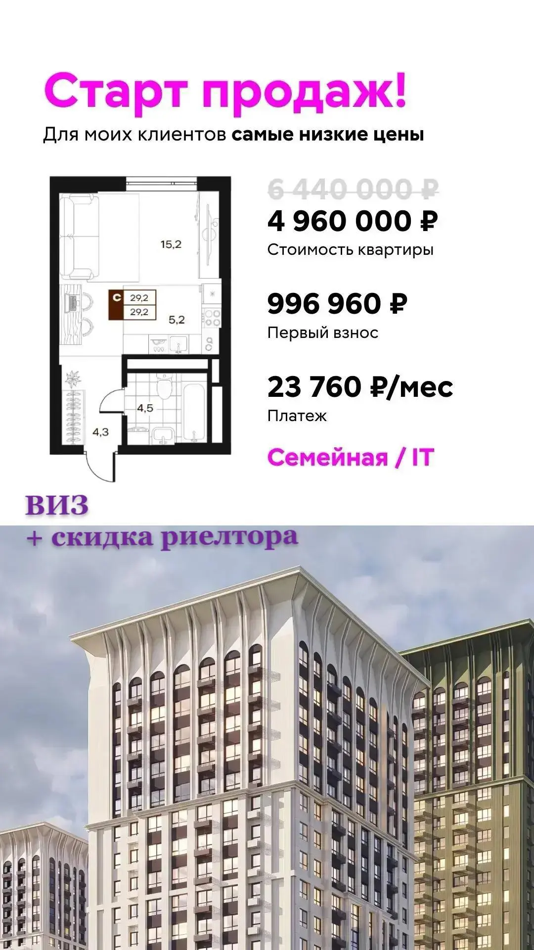 Разнообразие условий покупки.