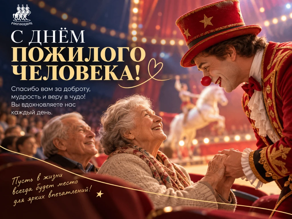 Поздравляем с Днем пожилого человека! ❤️
