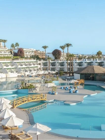 Вау-отель с собственным фуникулером — Safir Sharm Waterfalls Resort 5*,(ex. HILTON WATE...