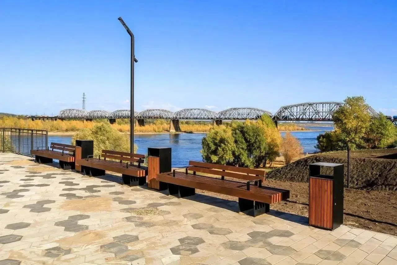 В Кировском районе открыли новый парк «Чемской берег».