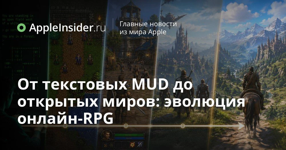 Эволюция онлайн-RPG: от текстовых MUD до олдскульных миров Scryde Tech

Иногда забавно вспоминать, ч