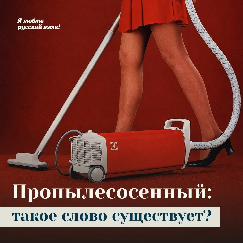 🤔Глагол «пылесосить» появился сравнительно недавно: в словаре Ушакова 1940 года слово ...