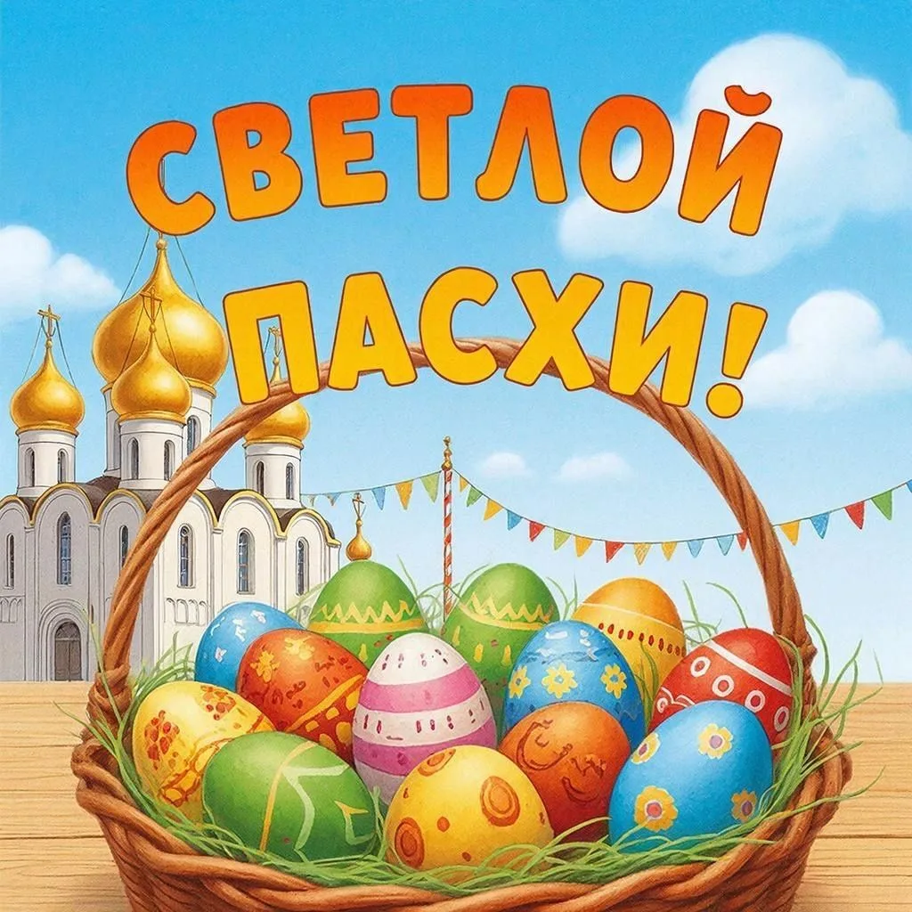 Светлая Пасха - радость в сердце каждого ребёнка!
