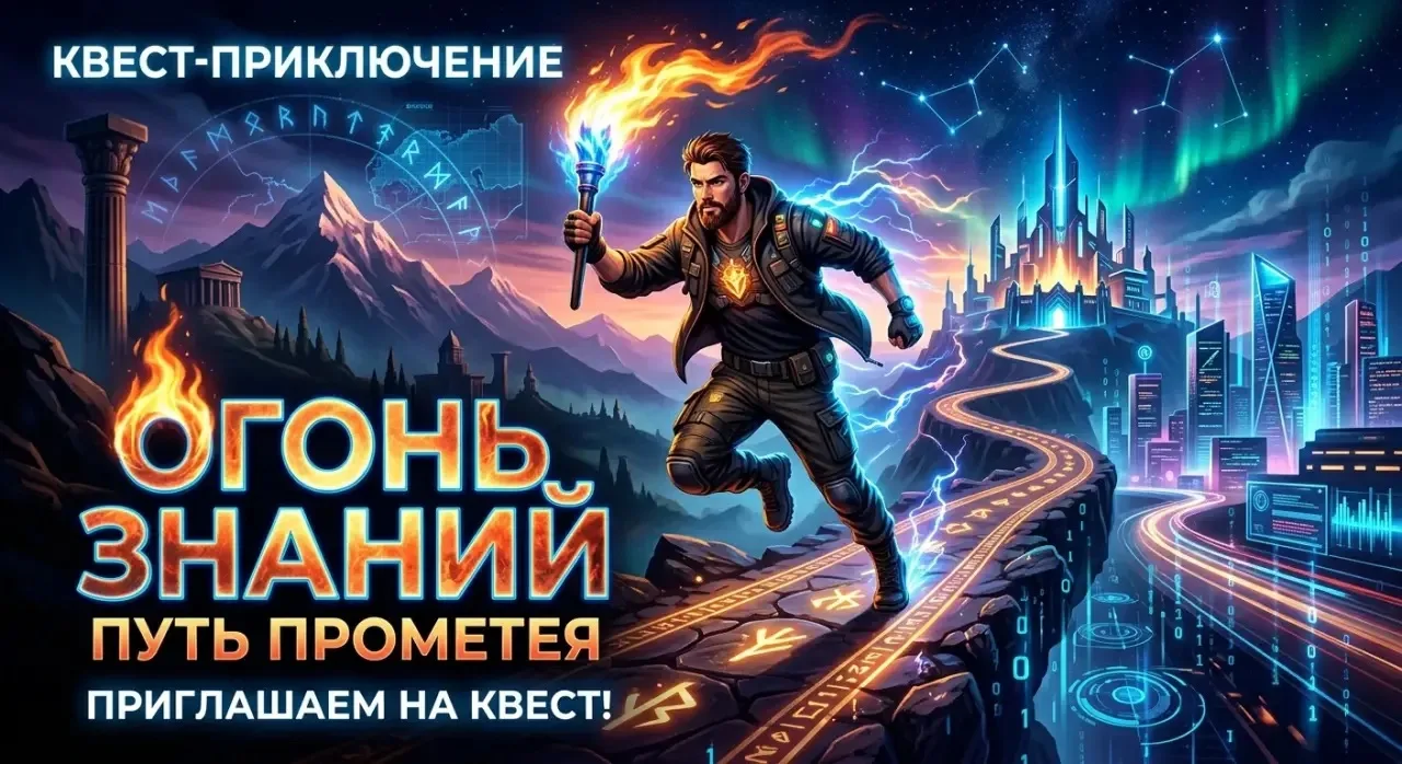 🔥 Приглашаем на квест «Огонь знаний: путь Прометея»!