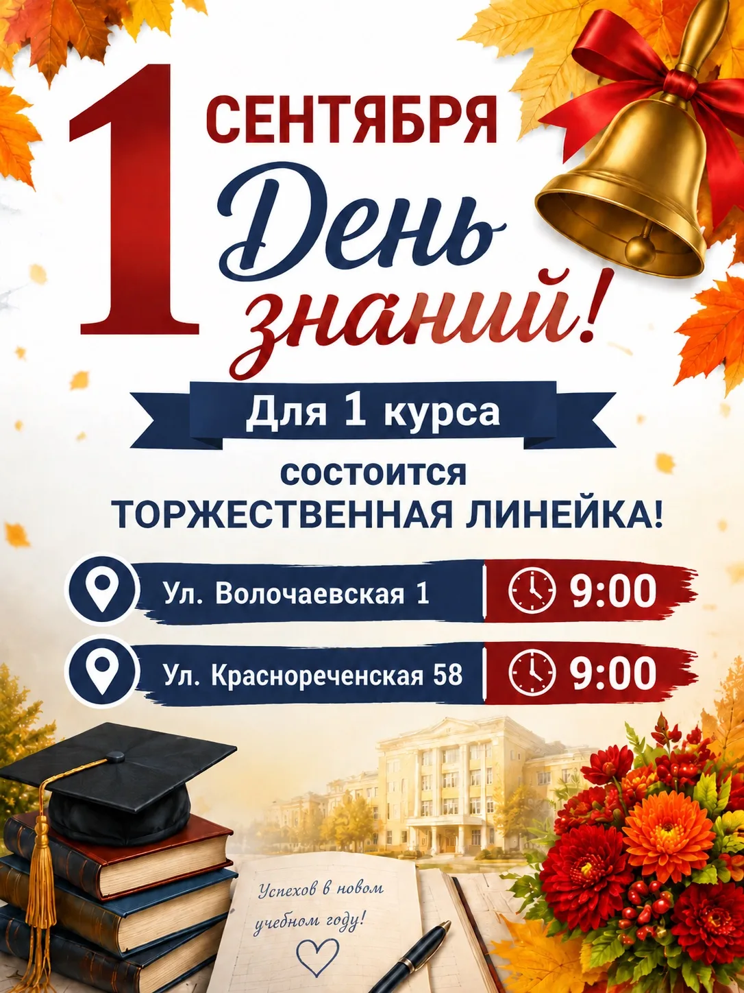 🎓Дорогие первокурсники!