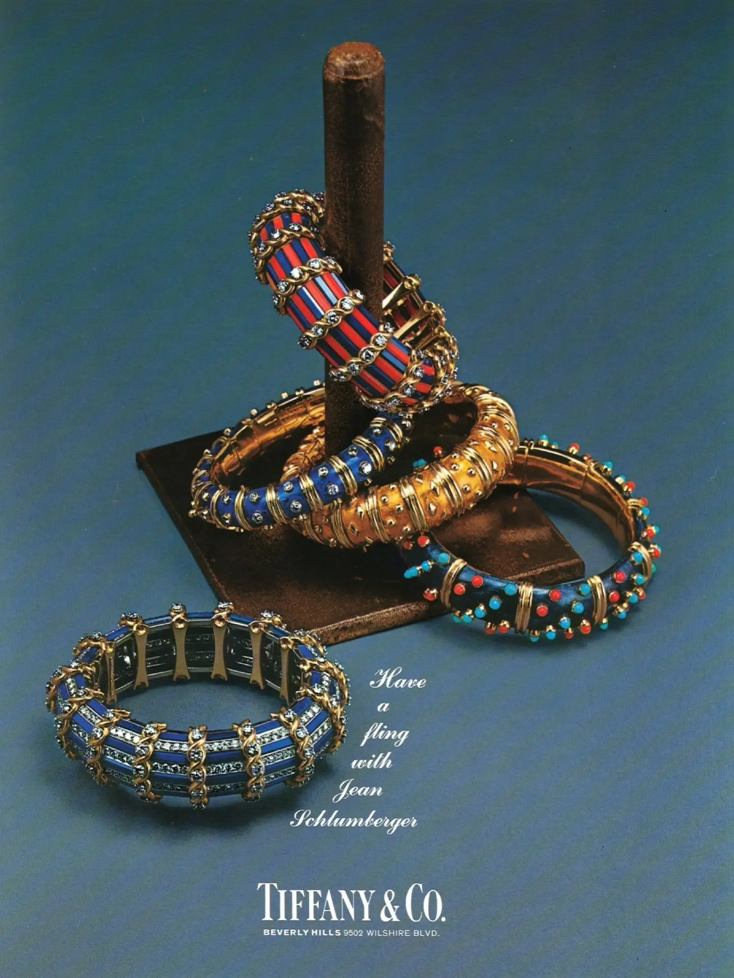 Рекламные развороты Tiffany 1970-х
