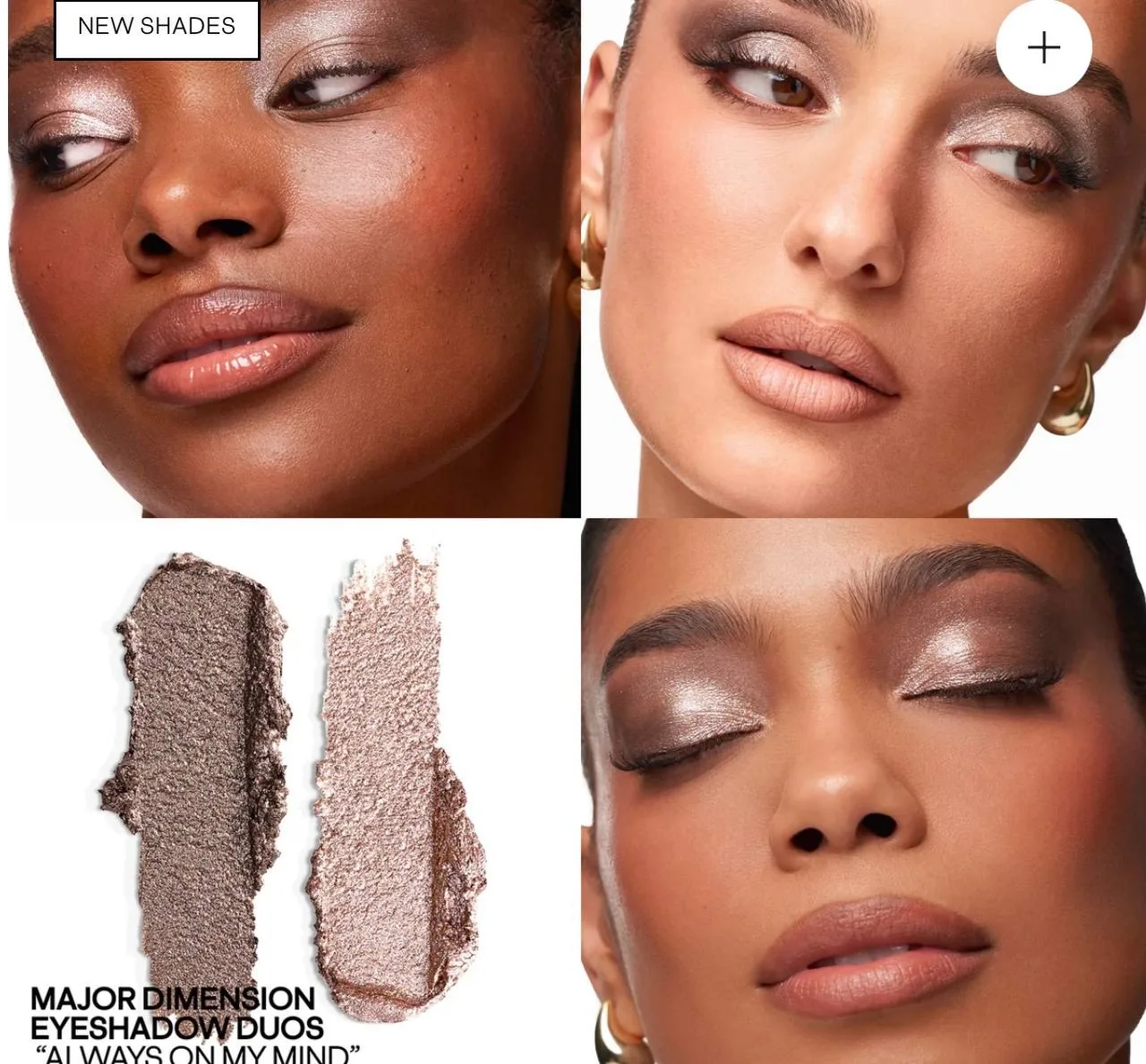 Сияющие тени Patrick Ta Major Dimension Eye Illusion Eyeshadow Duo в оттенке always on ...