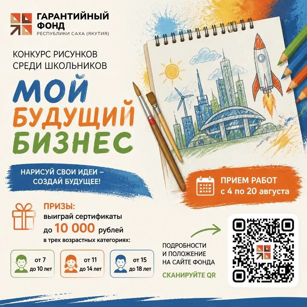 Стартовало голосование за лучшие работы конкурса рисунков «Мой будущий бизнес» среди шк...