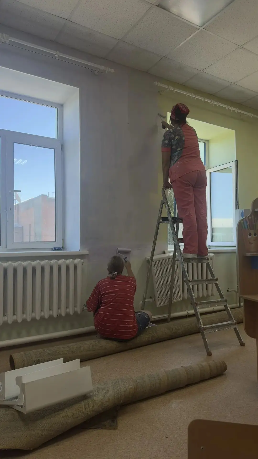 🎉 Активно идёт ремонт нашего детского сада! 🛠️