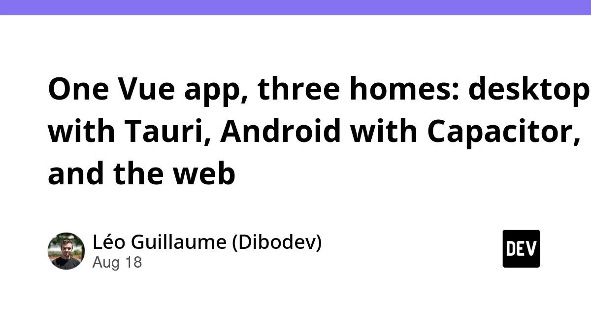 Один Vue-фронтенд для десктоп, Android и веб