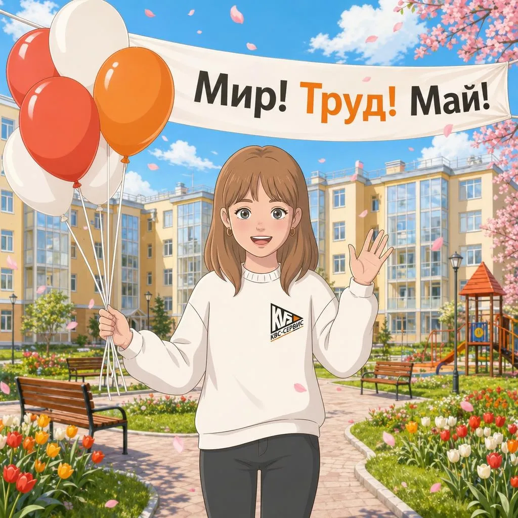 Дорогие жители! Поздравляем вас с 1 Мая! 🌟