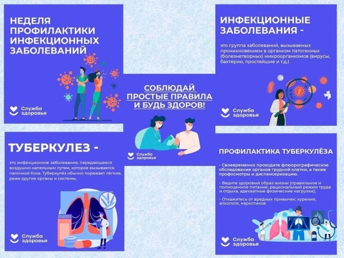 📅С 23 по 29 марта 2026 года Минздрав РФ проводит Неделю профилактики инфекционных забо...