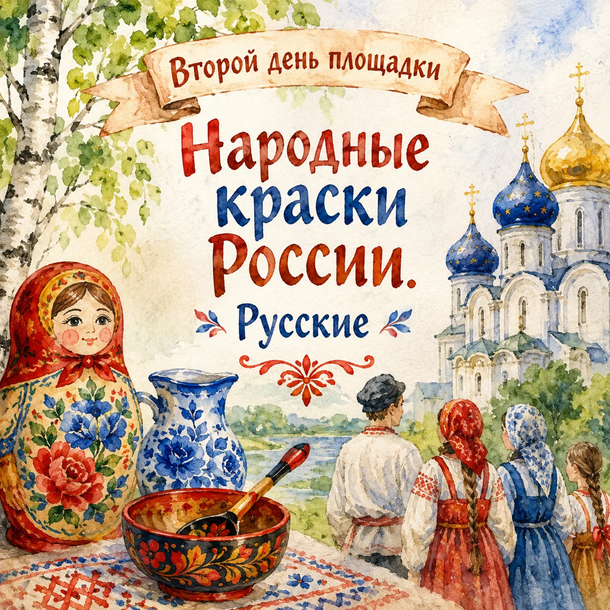 День второй: погружаемся в «Народные краски России»!