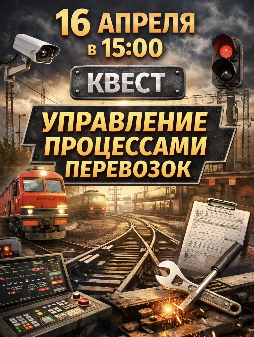 🚆 На станции - учебный квест!  Приглашаем принять участие в квесте "Управление процессами перевозок"