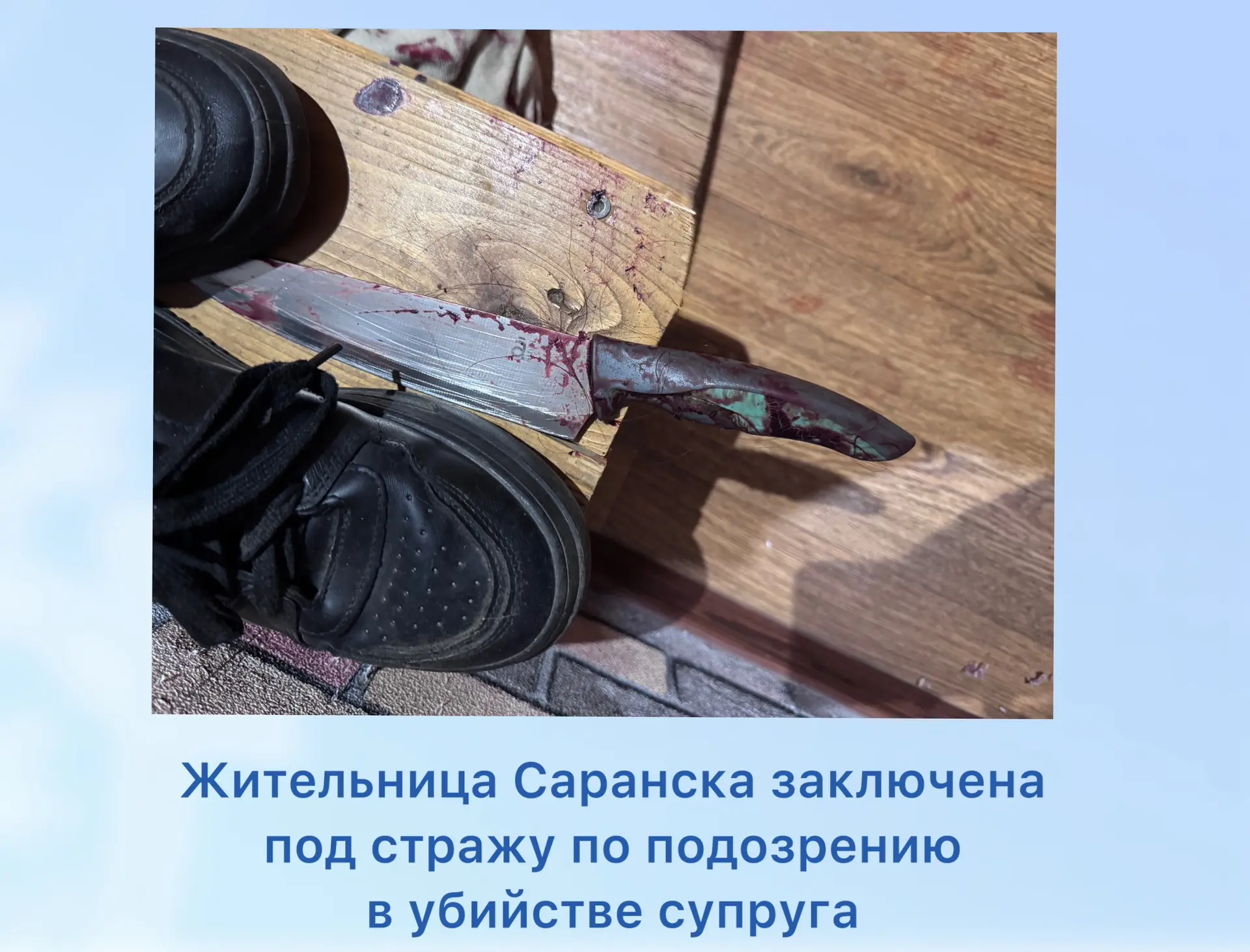 ❗️ В Саранске заключена под стражу местная жительница по подозрению  в убийстве супруга

Следователе