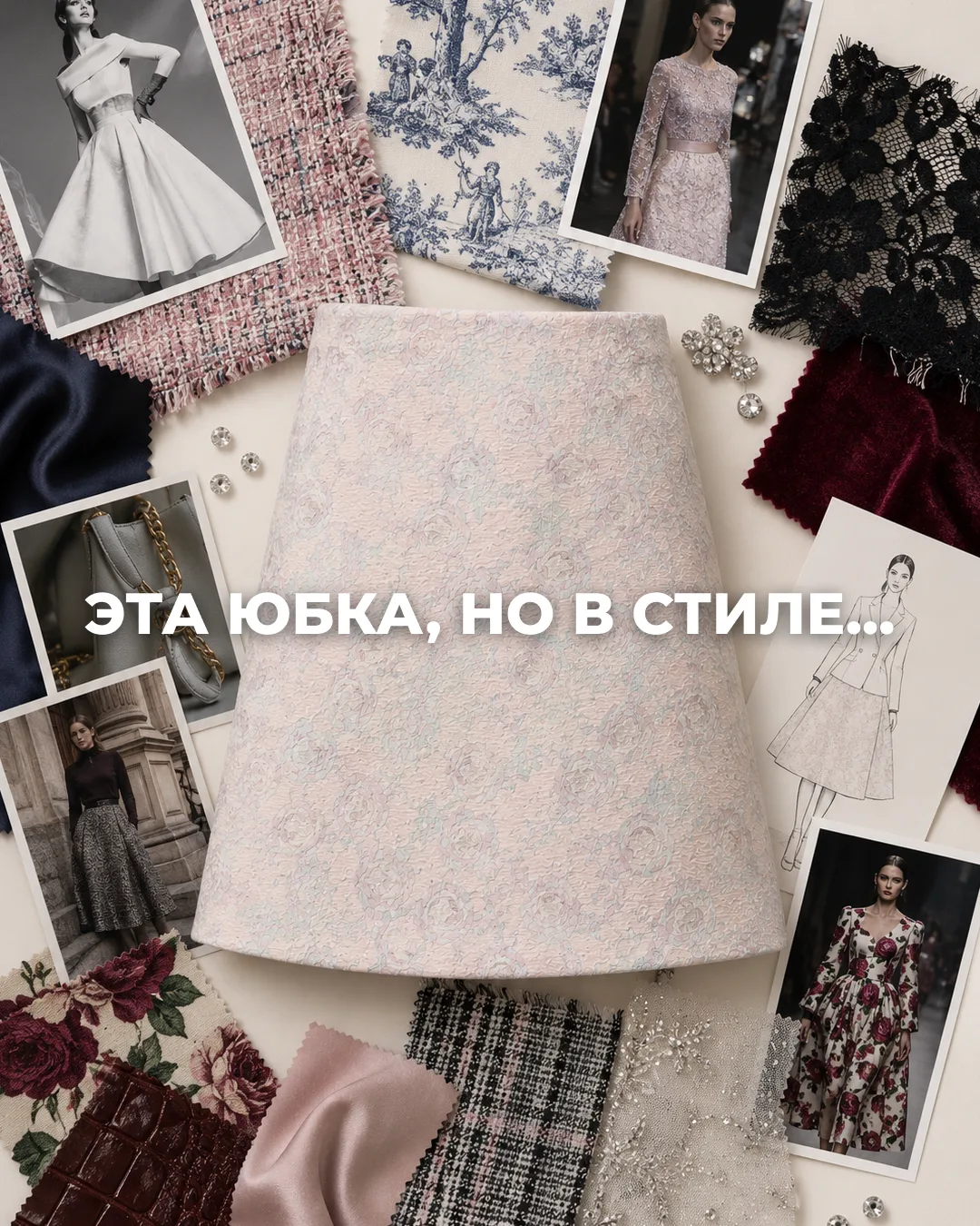 Немного пофантазировали: а что, если отдать одну и ту же юбку разным модным домам?