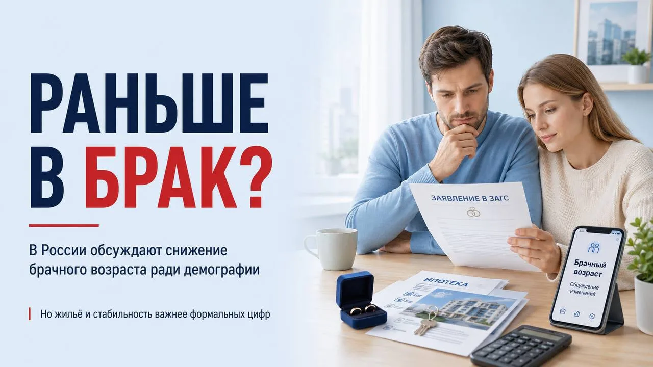 Ранние браки спасут демографию. Что стоит за предложением снизить брачный возраст?

В России предлож