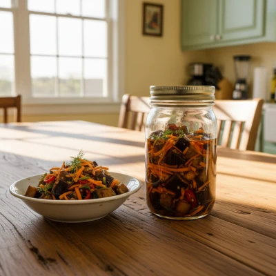 🥗 Классический салат из баклажанов