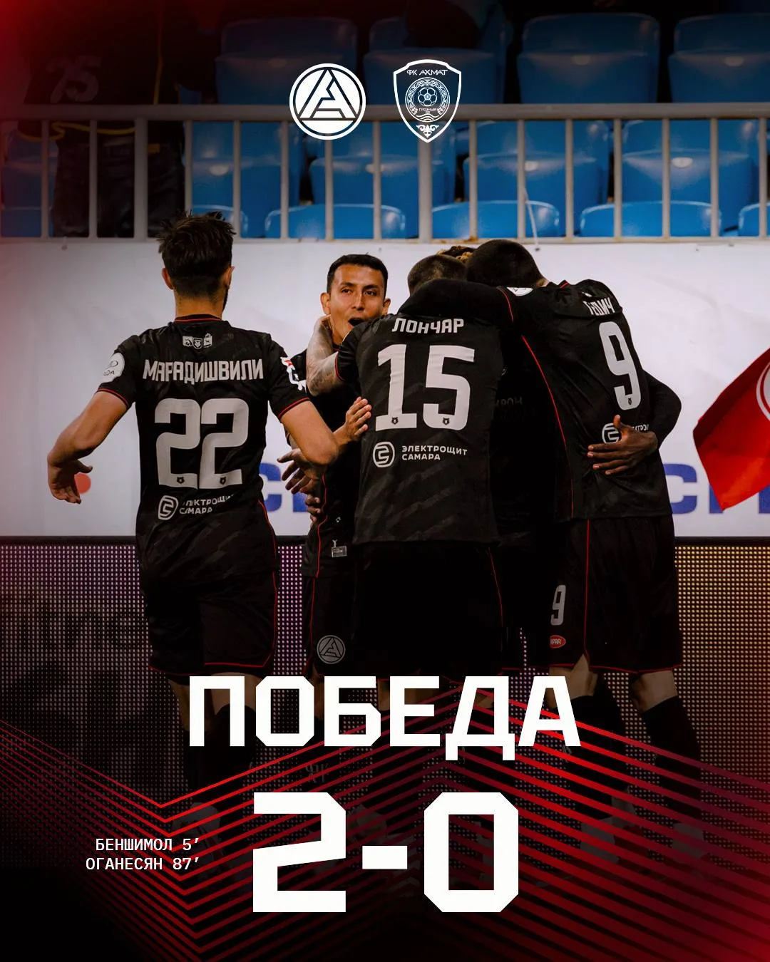 Акрон в Самаре обыгрывает Ахмат💥💥💥