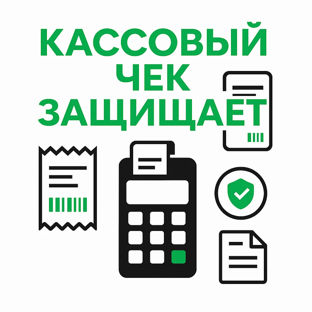 Кассовый чек защищает