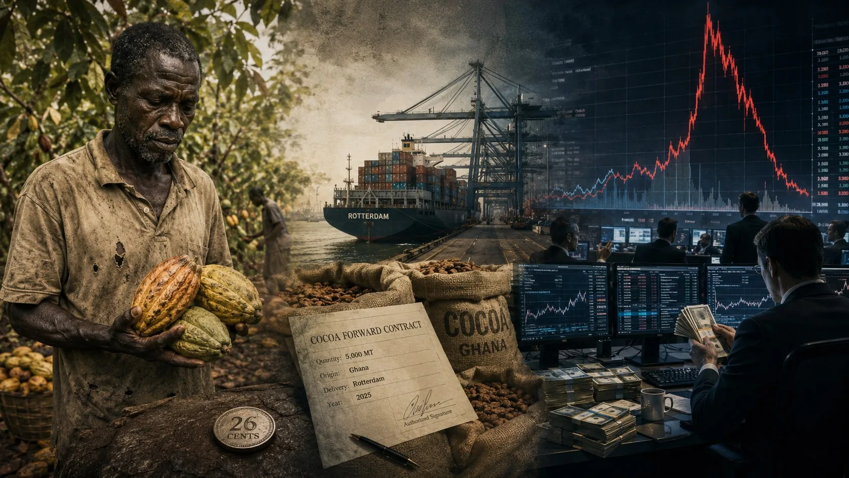 Как хедж-фонды заработали миллиарды на какао — пока фермеры получали 26 центов с плитки