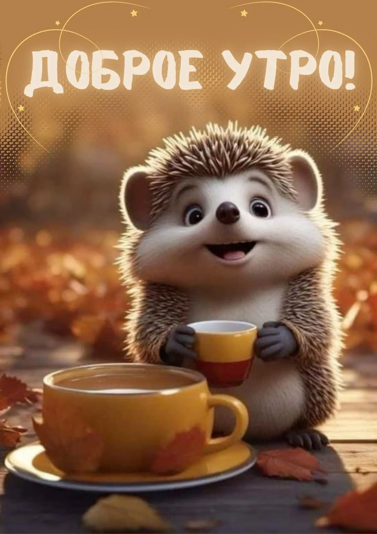 Доброе утро 🦔🍁🤗