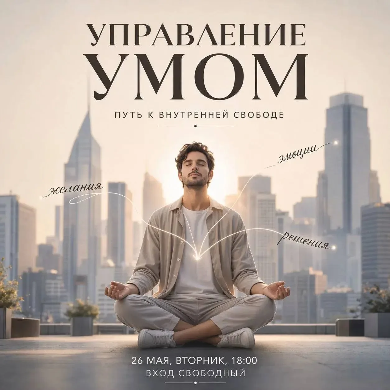 ✨🌿 УПРАВЛЕНИЕ УМОМ. ПУТЬ К ВНУТРЕННЕЙ СВОБОДЕ🌿✨
