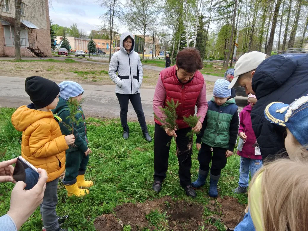 🌿 Дошкольники присоединились к акции «Сад Памяти» 🌿 
🕊️Наши ребята приняли участие в международно