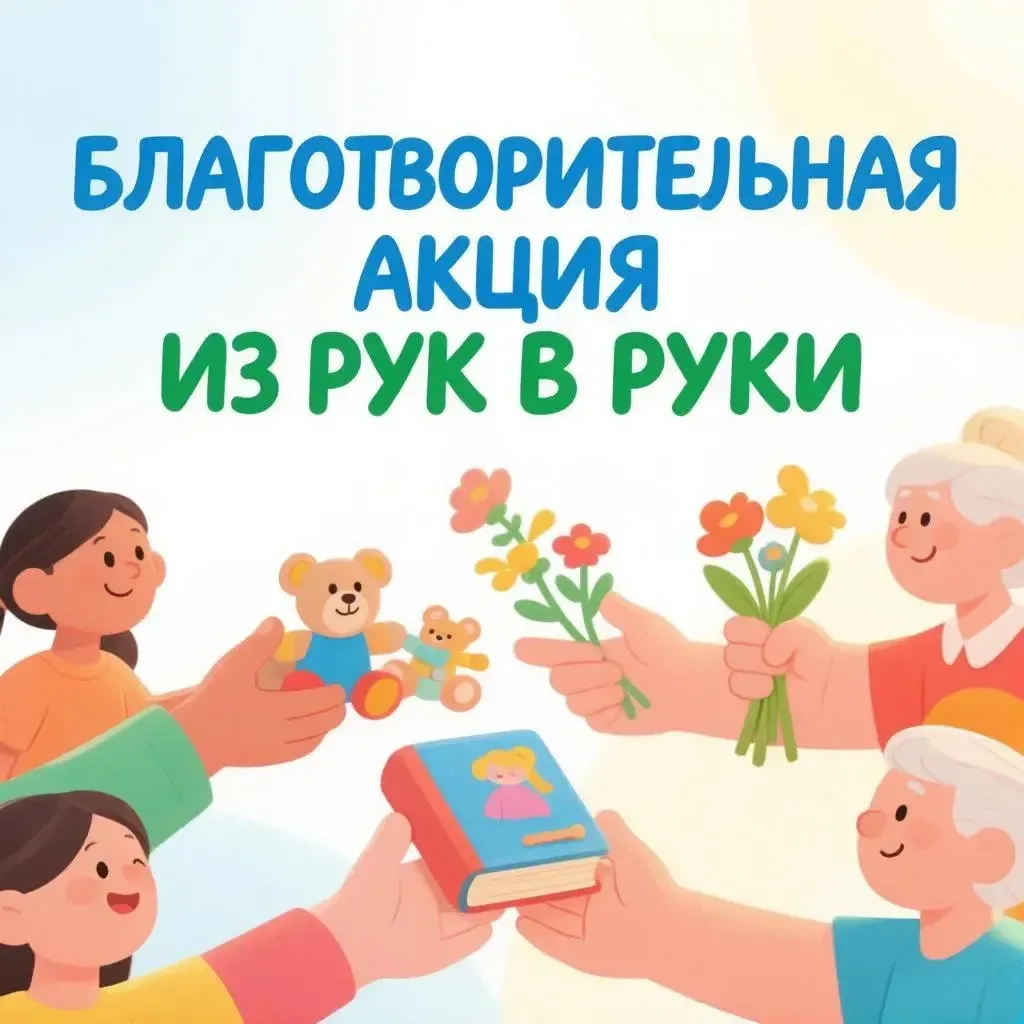 Благотворительная акция «Из рук в руки»! 🪎