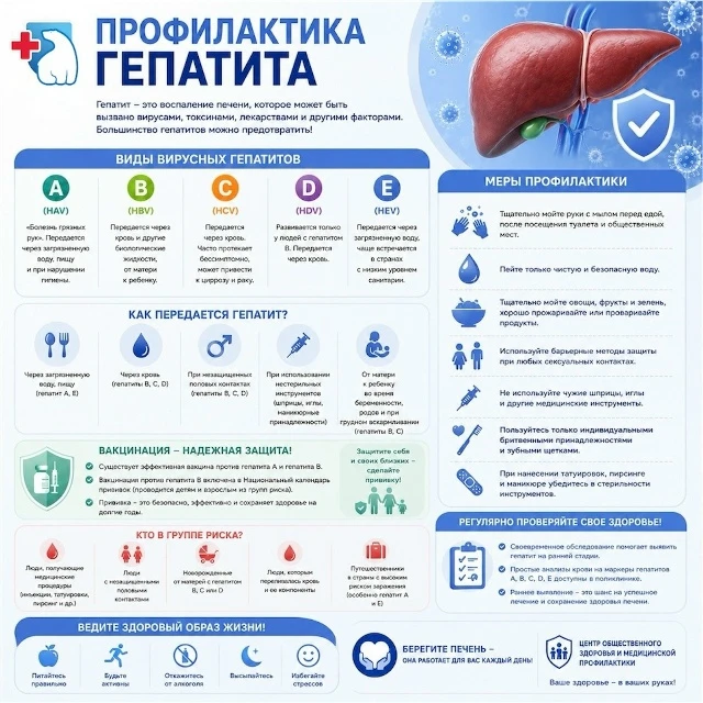 📆 28 июля — Международный день борьбы с гепатитом

Печень ежедневно выполняет сотни жизненно важных