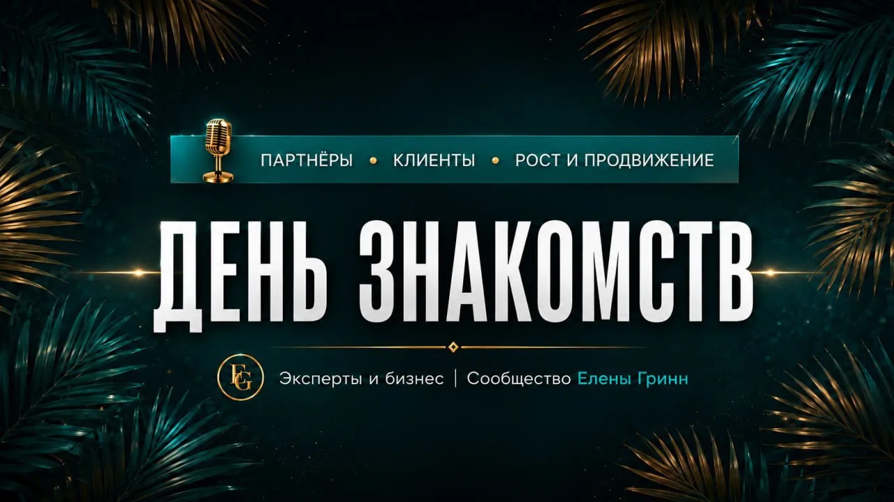 🤝❤️‍🩹 ДЕНЬ ЗНАКОМСТВ В СООБЩЕСТВЕ «ЭКСПЕРТЫ И БИЗНЕС» 🤝❤️‍🩹