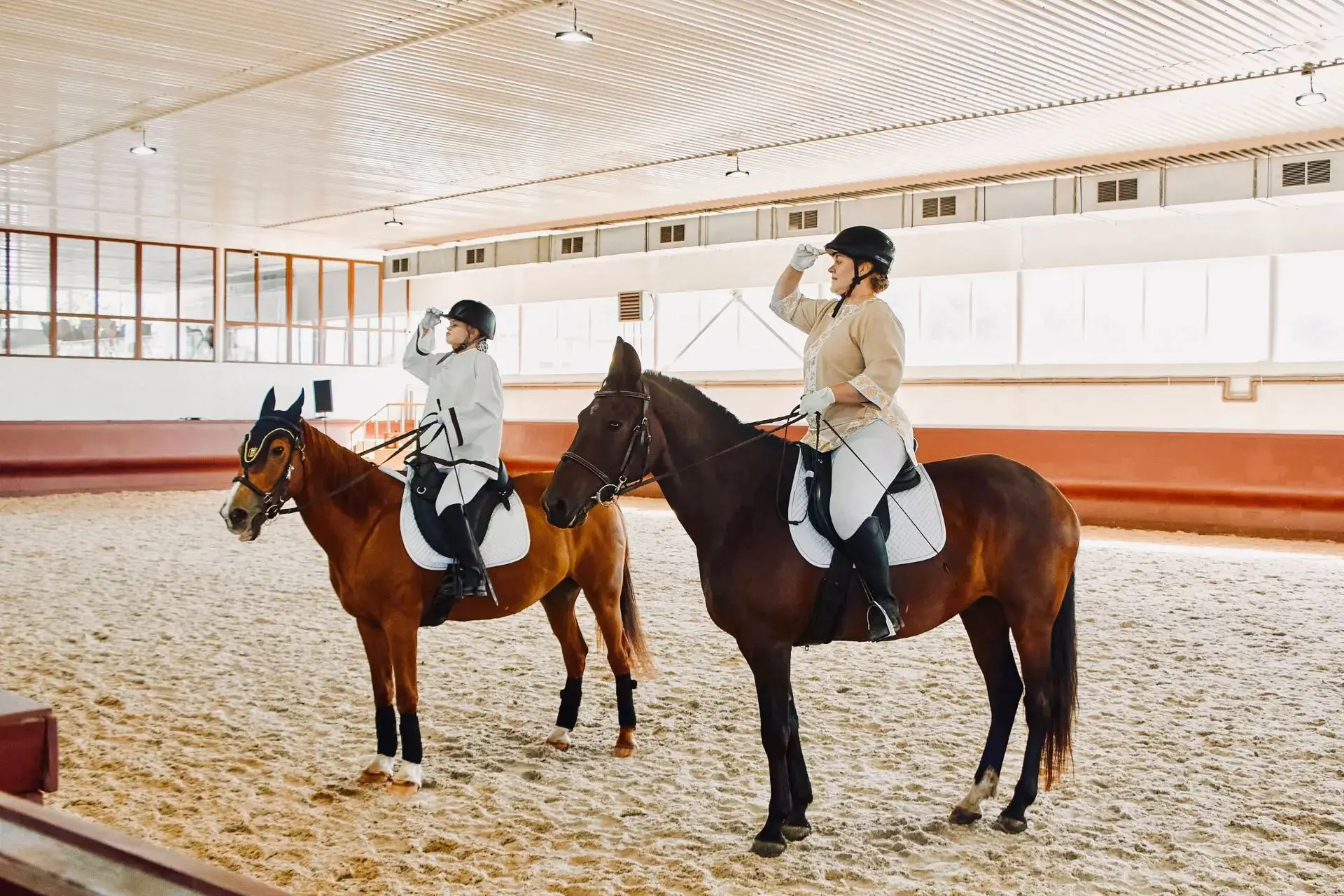 🐎Пятигорчанки Светлана и Ярослава Сухановы выступили на открытии Всероссийской Спартак...