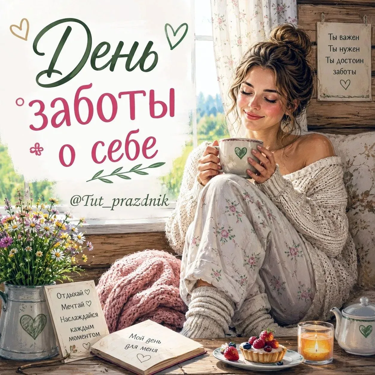 🌿💚 24 июля — Международный день заботы о себе 💚🌿

Сегодня отмечается Международный день заботы о