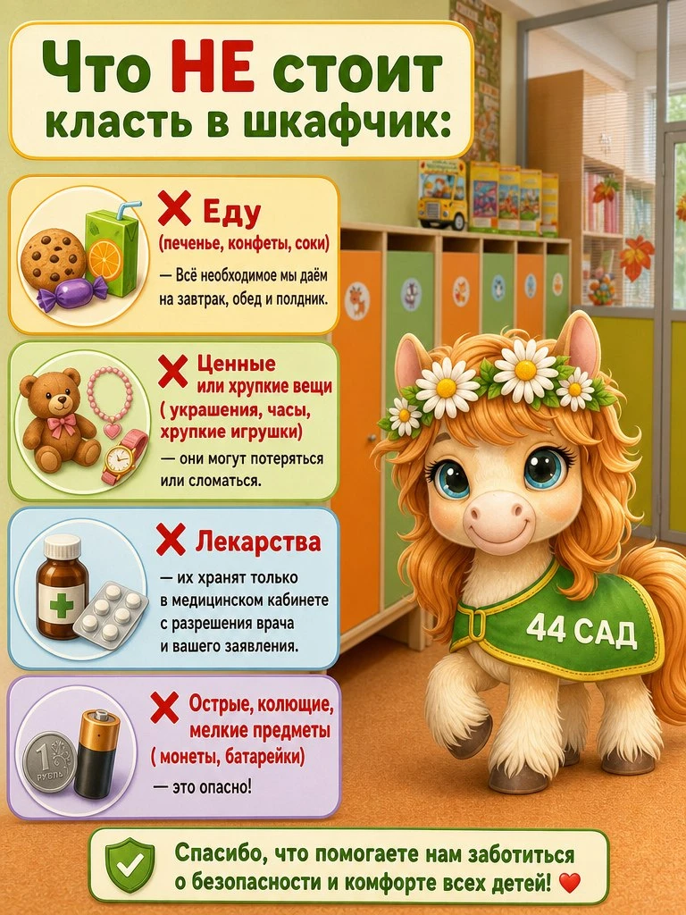 👌Идеальный шкафчик в детском саду: краткая инструкция