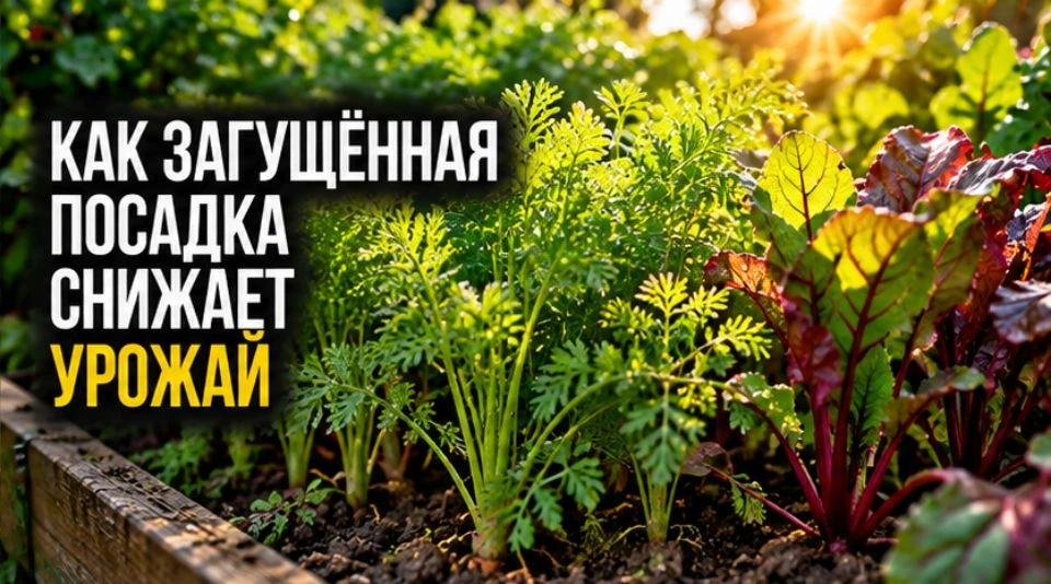 Как загущённая посадка снижает урожай