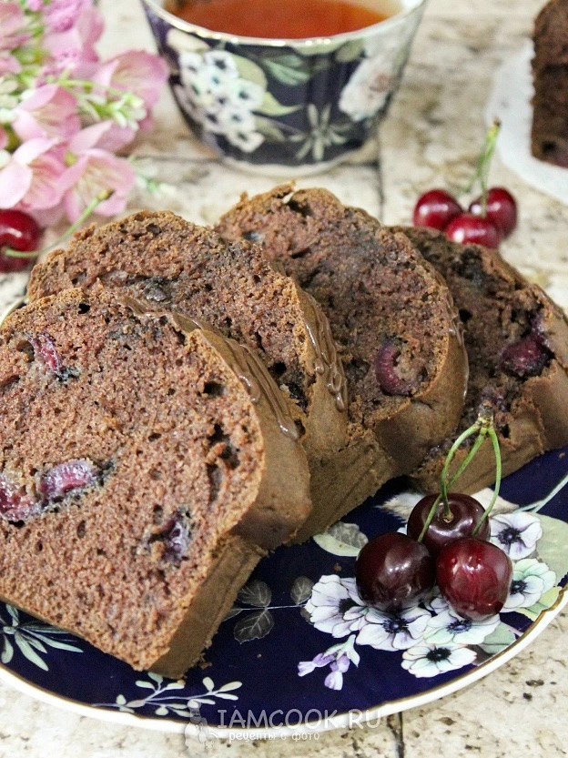 Кекс с насыщенным шоколадным вкусом и ягодной кислинкой – для тех, кто любит выпечку по...