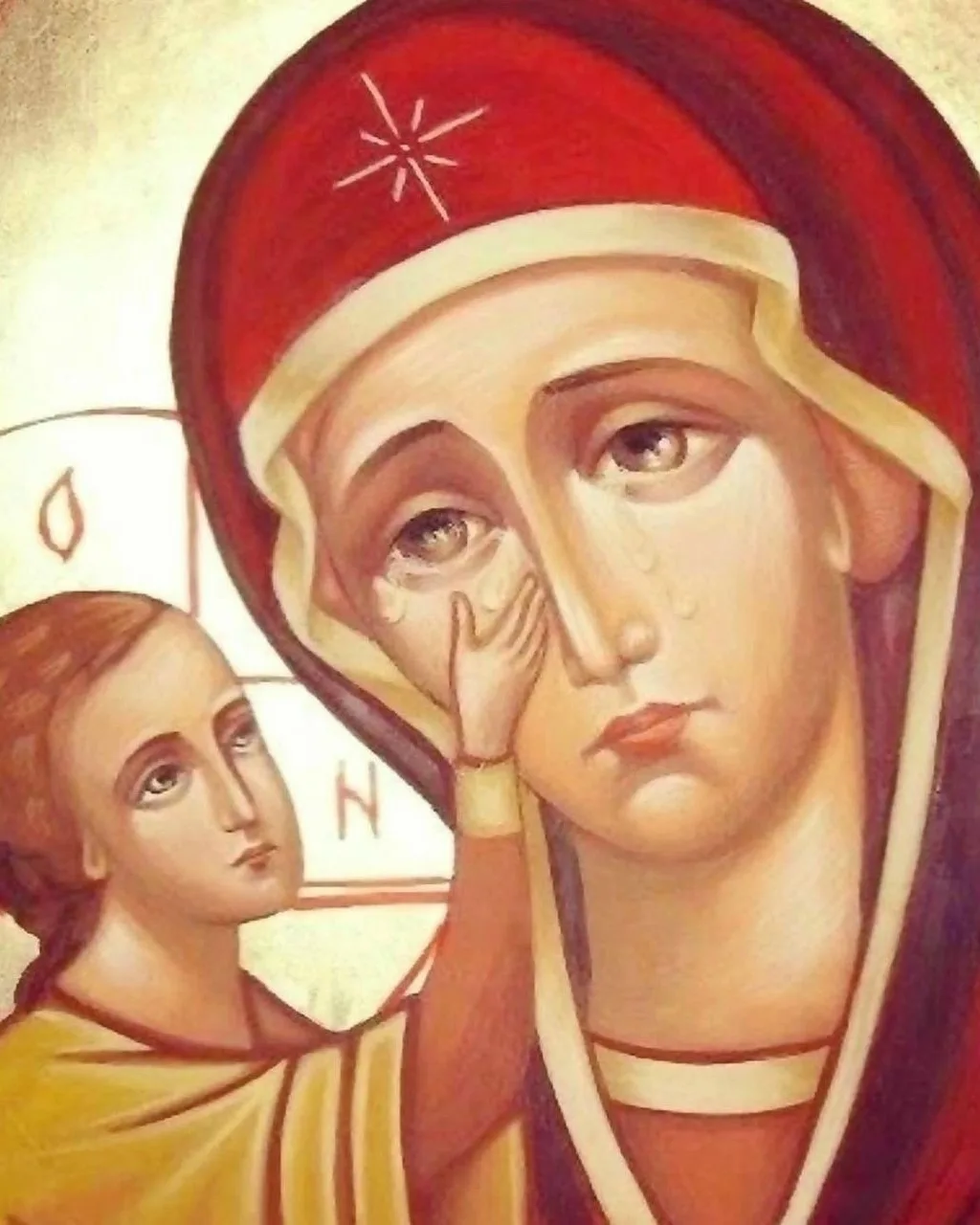🕊 Когда будет тебе тяжело, то вспомни, что Матерь Божия претерпела в земной жизни такие скорби, каки