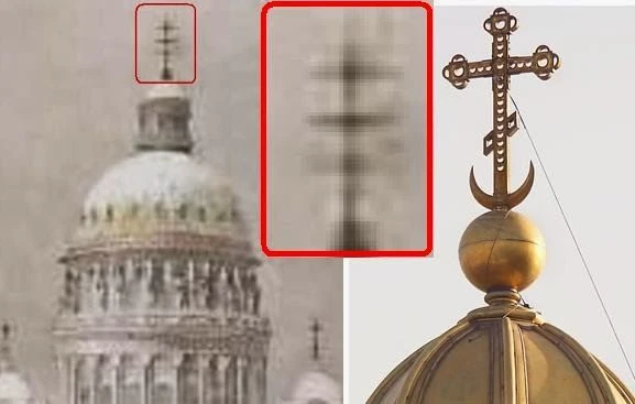 ЧТО БЫЛО НА КУПОЛАХ РУССКИХ ХРАМОВ ДО КРЕСТОВ?