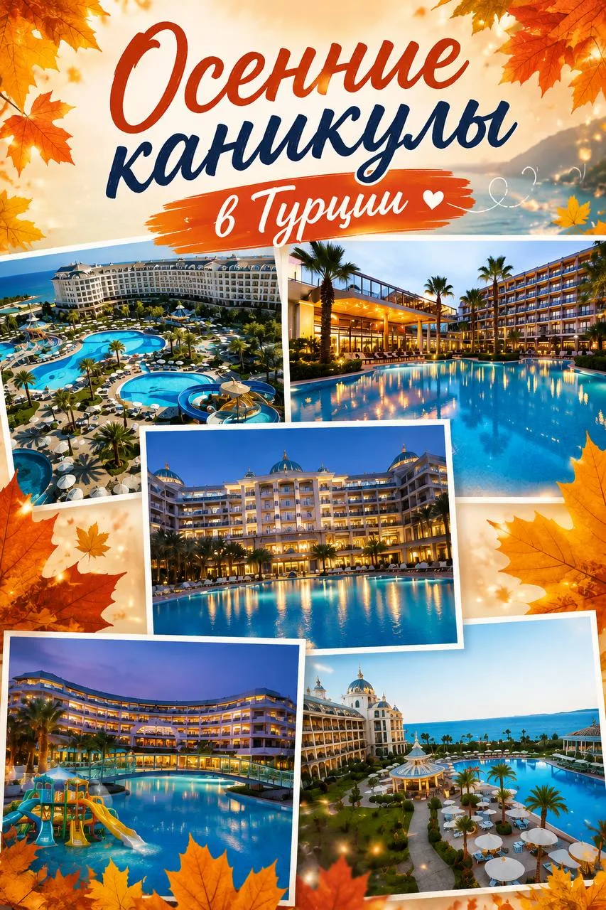 ✨ТУРЦИЯ НА ОСЕННИЕ КАНИКУЛЫ С ДЕТЬМИ