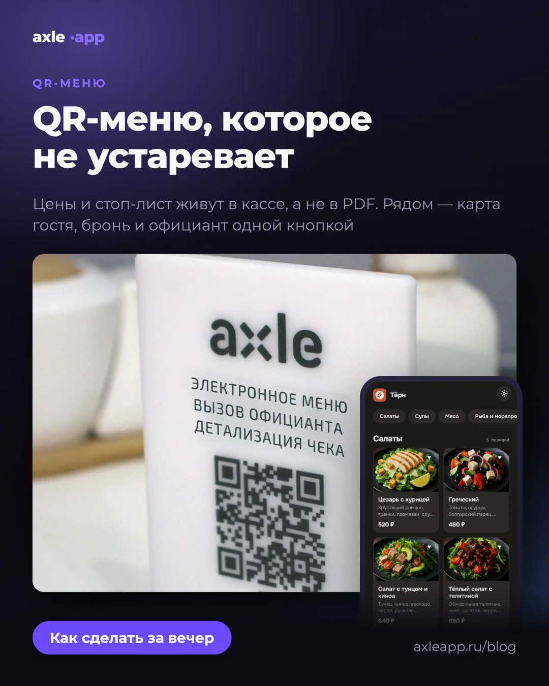 «В меню было дешевле» — фраза, после которой QR со столов снимают и говорят, что не зашло.