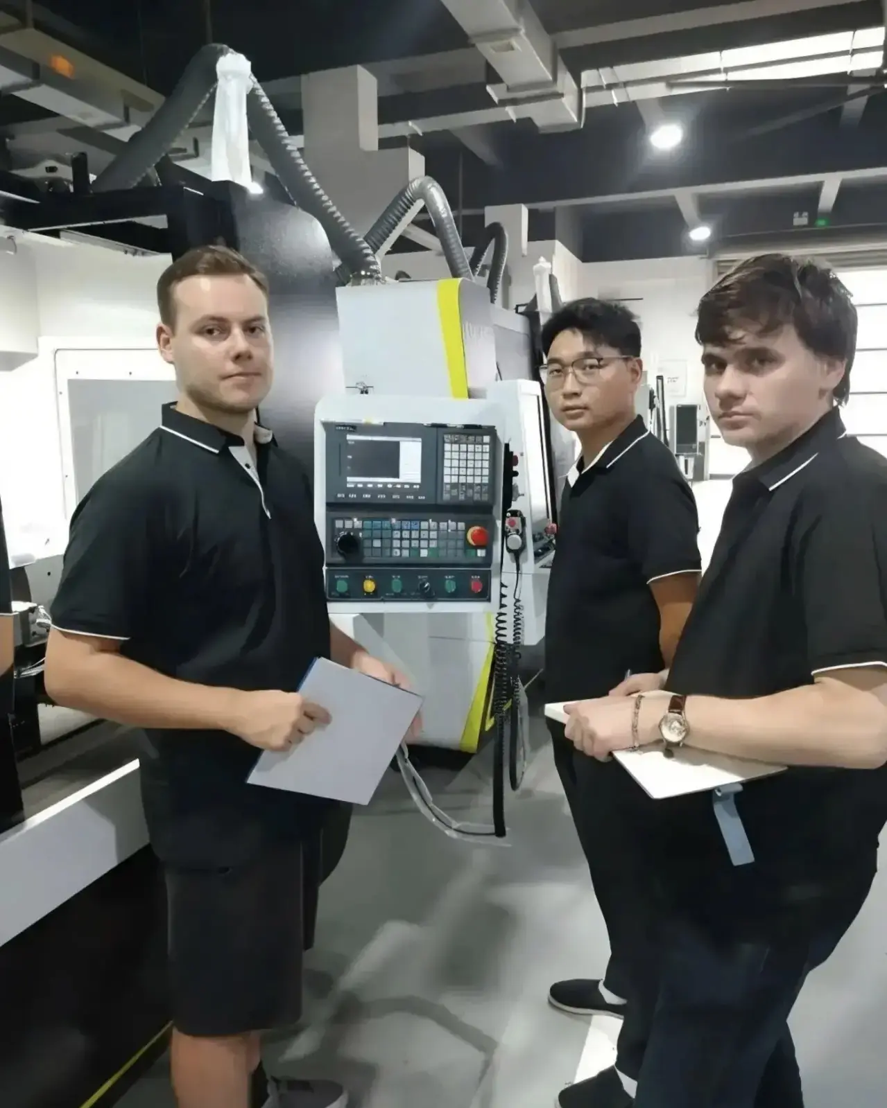 Наши специалисты на финальной стадии приёмки нового оборудования