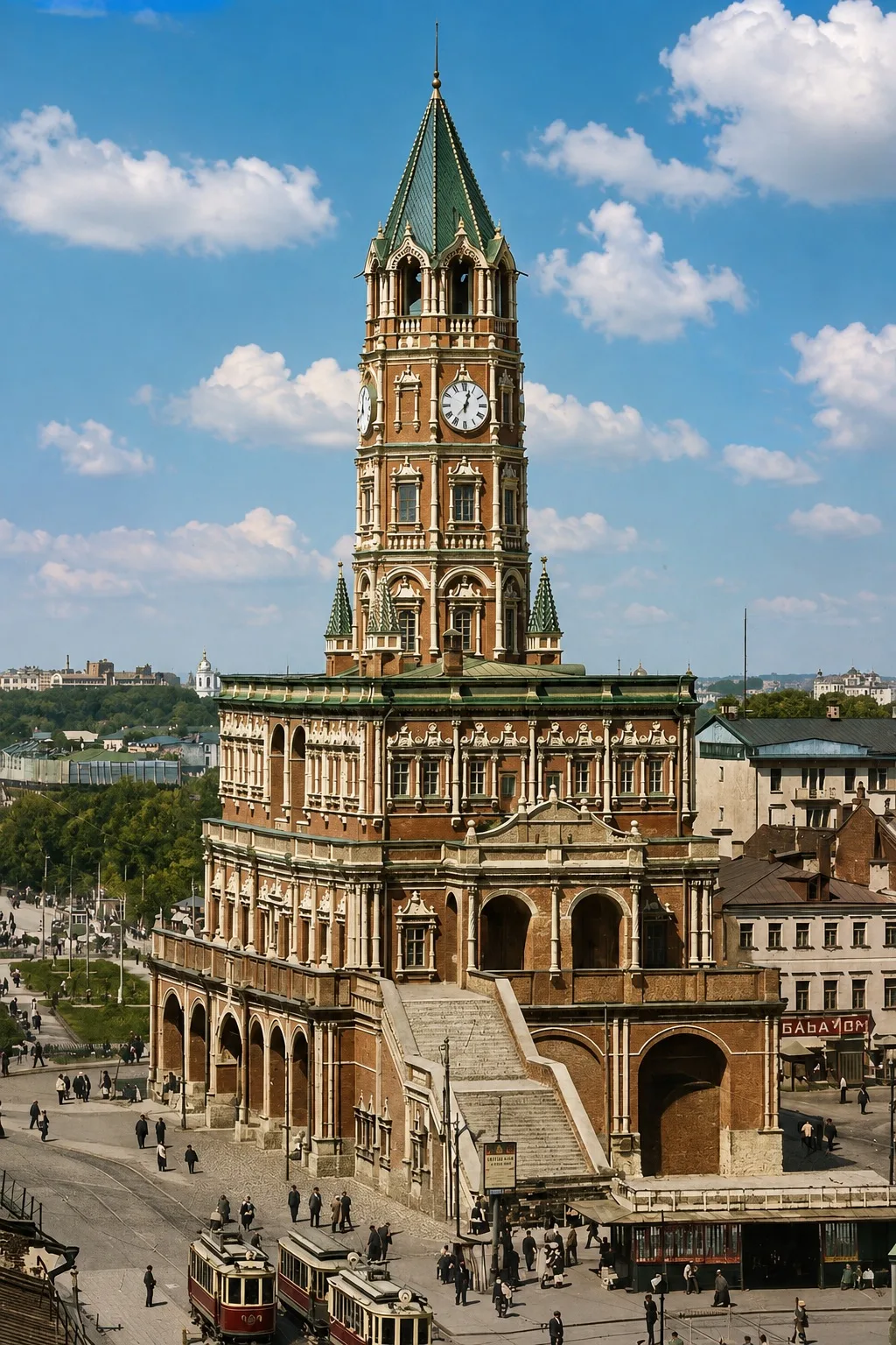 🏰 Башня, которую Москва потеряла

Когда-то над Сухаревской площадью возвышалась огромная башня, кот