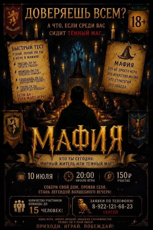 ⚡️ Внимание, ученики и гости школы чародейства и волшебства!