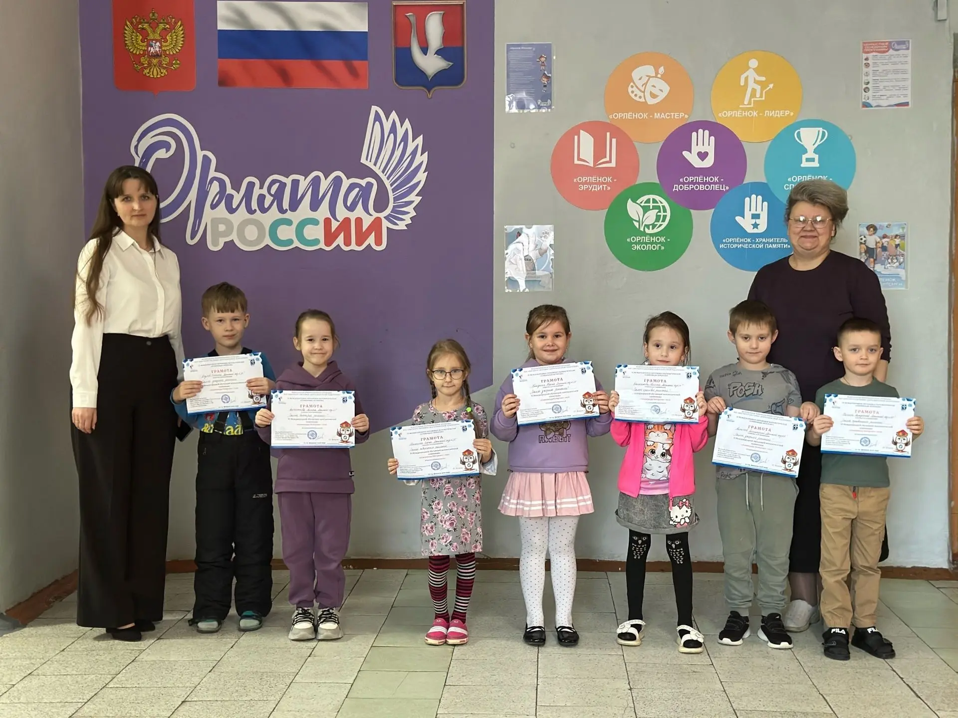 Наши дошколята Школы будущего первоклассника сделали первые шаги в мир больших интеллектуальных дост