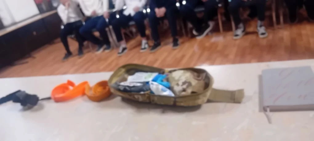 13 марта в актовом зале для учащихся гимназии прошло обучение по оказанию Первой медицинской помощи.