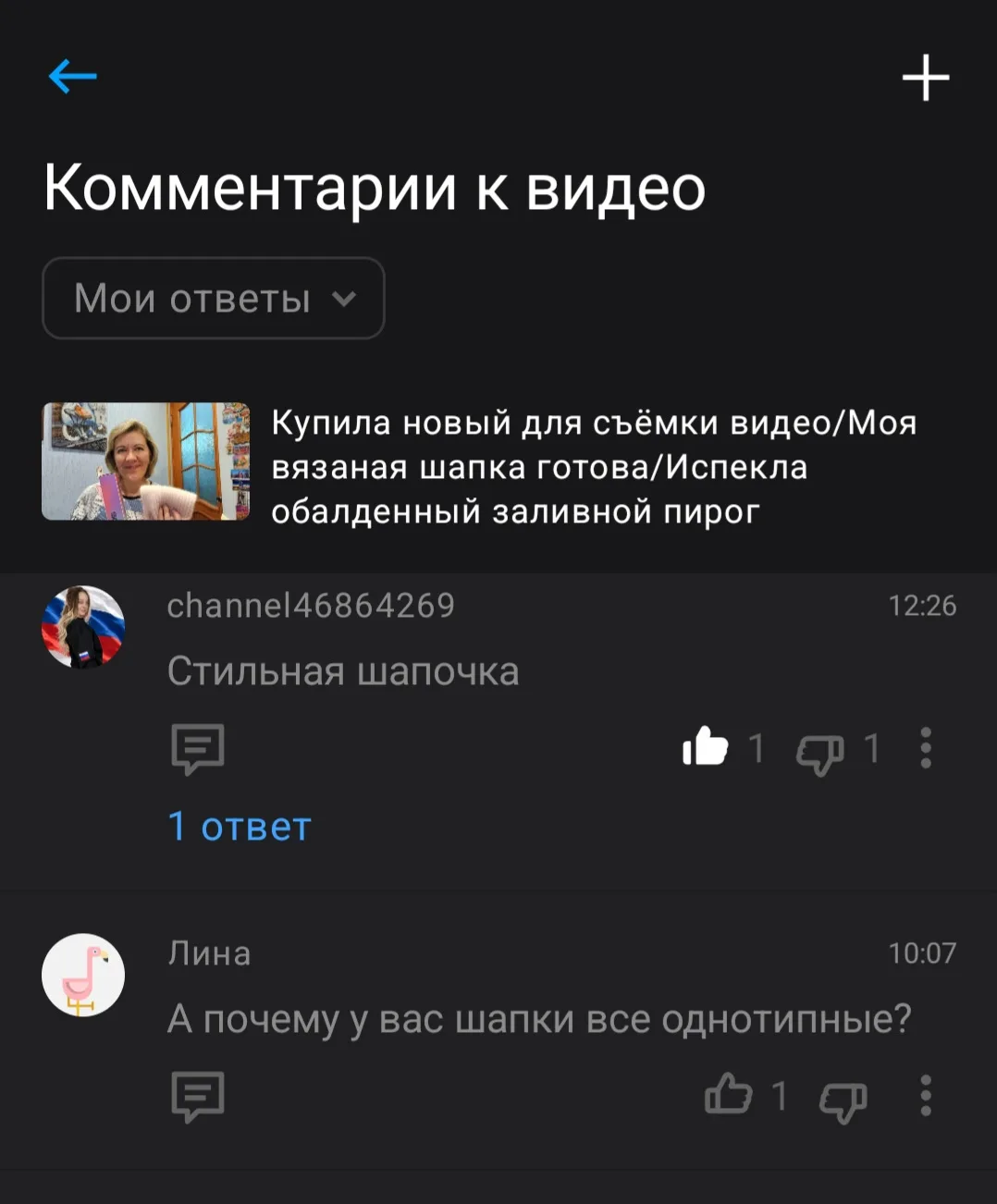В чём же однотипность моих шапок?! Комментарий на Рутубе. Примерка и обзор будет в видео😊