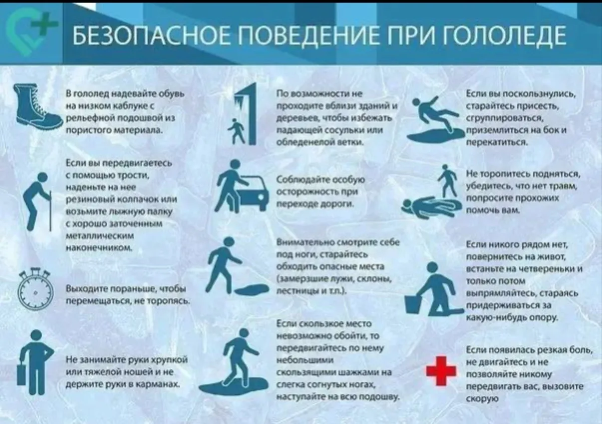 Осторожно, гололед!