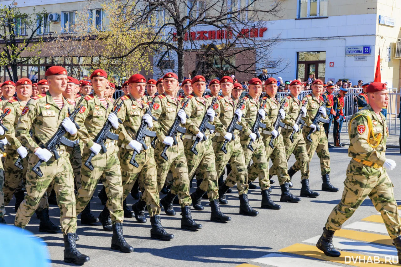 Парад Победы прошел в Хабаровске.  В Хабаровске сегодня празднуют 81-ю годовщину победы в Великой От
