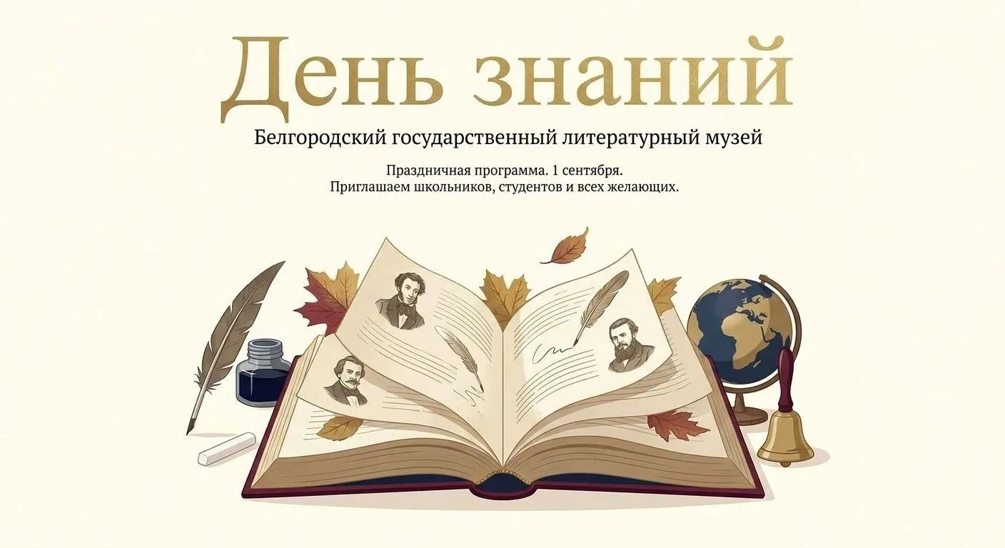 Встречаем День знаний в Литературном музее! 🎒📚